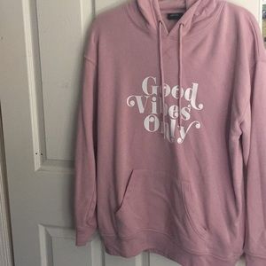 “good vibes only “sweatshirt